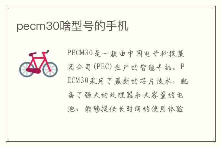 pecm30啥型号的手机(pecm30啥型号的手机多少钱)